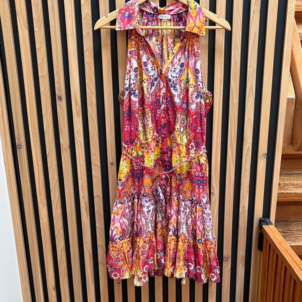 Robert Graham Daisy Cotton & Silk tiered Mini Dress